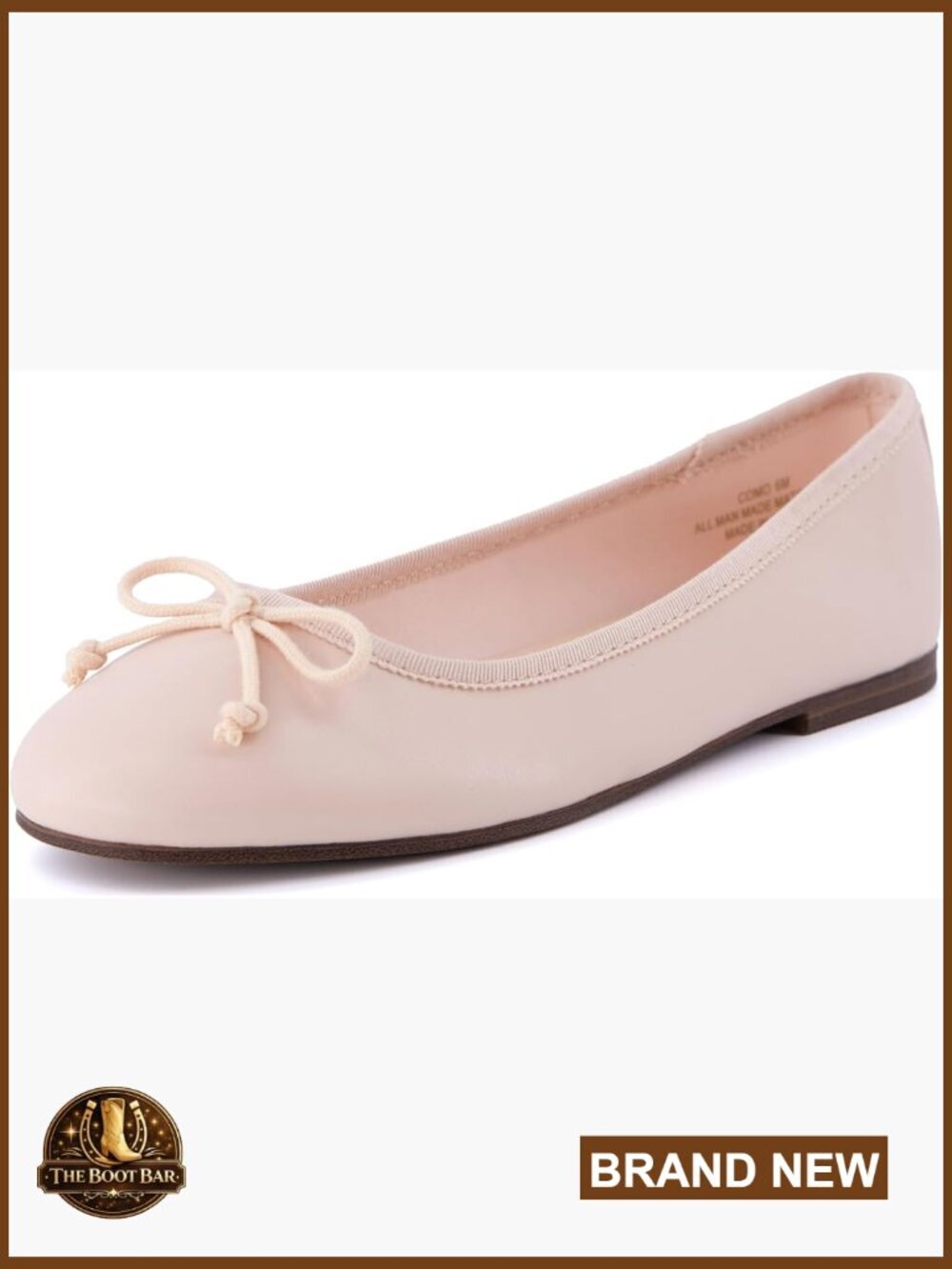 Comfortable Memory Foam Bow Ballet Flats Slip On Work Shoes